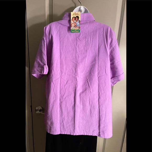 NWT. Sacred Threads Blouse. M/L. 03BL/BL 23470 - Picture 2 of 4